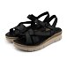 Women's leather sandals Apolena black