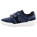 Ledersneakers mit Klettverschluss Prestige denim