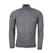 Vlnka Men's Wool Sweater S11 Dark Grey