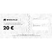 Cadeaubon ter waarde van 20 €