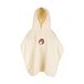 Children's Cotton Poncho with Hood Sheep Natural