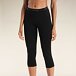 Dámské legíny Merino 200 Oasis 3/4 Leggings Icebreaker Black