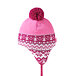 Kid's Knitted Merino Cap KAMA B89 - Pink