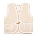 Kids’ Toggle Tie Wool Vest Natural