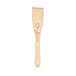 Wooden spatula with spring tulip pattern