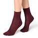 Women's warming socks in viscose, wine