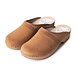 Women's Brushed Leather Anatomic Clogs Brown