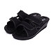 Women's “Milena“ Wedge Heel Slip-on Shoes with Gel Insole Black