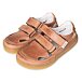 Kids’ Oly Barefoot Leather Trainers with Velcro Brown