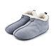 Women’s Andy Leather Slippers with Wool Lining Blue