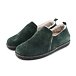 Women’s Barbora Leather Slippers Dark Green