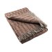 Sheep wool blanket rectangles red