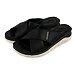 Mules de massage en cuir Lyra, noir