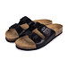 Men's  “Alex“ Orthopaedic Cork Sliders Black