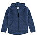 Wool Hooded Jacket Navy