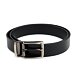 Leather belt black