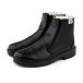 Men’s Gabriel Leather Winter Boots Lined with Wool Black