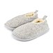 Woolen TV Ballerinas Gray