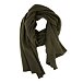 Merino Wool Scarf with Cashmere Mania Green