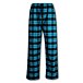 Men's Checkered Flannel Pajama Pants Blue-Black