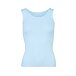 Débardeur femme Modal avec cachemire, bleu clair