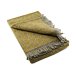 Sheep wool blanket rectangles yellow