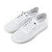 Dames vrijetijdssneakers leer, wit