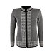 Pulover tricotat pentru femei Merino Kama 5028 - Negru