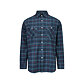 Men's flannel shirt, checkered blue