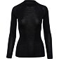 Funktionsshirt aus Merinowolle für Damen WARM Thermowave schwarz