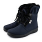 Schnür-Schneestiefel für Damen dunkelblau