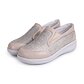 Ballerines en cuir pour femmes Jolana, beige