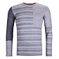 Heren Merino T-Shirt 185 Rock'n'Wool Long Sleeve Ortovox Grey Blend