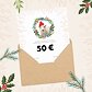 Vianočný darčekový poukaz 50 €