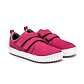 Kinder lederen barefoot schoenen Jolly, donkerroze