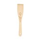 Wooden spatula with spring tulip pattern