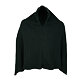 Wollen poncho Merino met kasjmier Lazio, groen