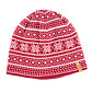 Cappello in lana Vlnka V24 rosso